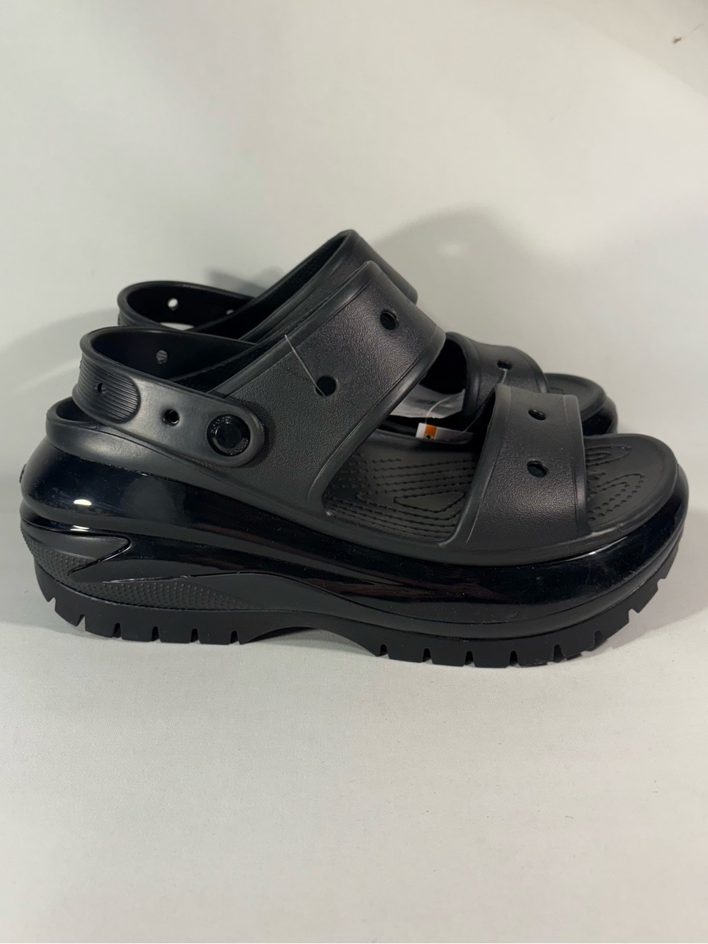 🖤 [BRAND NEW] CROCS MEGA CRUSH SANDAL BLACK WOMENS PLATFORMS SIZE 10 CLOGS 🖤